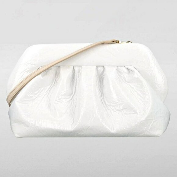 THEMOIRe Tia Pinatex Fabric Clutch Bag Detachable Strap (MSRP $475) - Picture 1 of 8